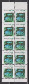 Палау 1983, Морская Фауна стандарт, малый лист