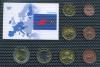 Австрия, 2006-2011, Набор Юбилейных Монет 1с-2 Евро. Цветная печать, в запайке