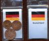 Германия, 2002, набор монет 1, 2, 5 евроцентов