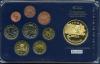 Австрия, 2002-2005, Набор Юбилейных Монет 1с-2 Евро+ Позолоченная Медаль, в кассете