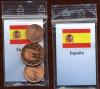 Испания, набор монет 1, 2, 5 евроцентов