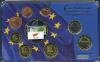 Кипр, 2008, Годовой набор,1с-2 Евро+ Цветная Медаль, в кассете