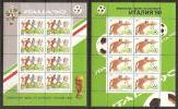 СССР, 1990, №6208-09, Футбол (Италия-90), 2 малых листа