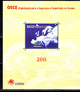 Португалия, 1996, ОБСЕ, Карта, блок