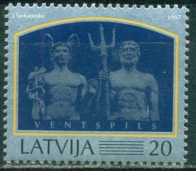 Латвия, 1997,  Порт Вентспилс,  1марка