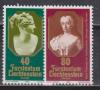 Лихтенштейн 1980, Европа, Известные Персоналии, 2 марки