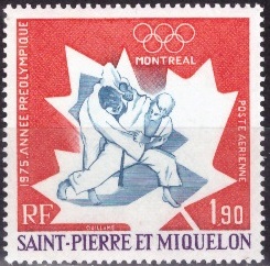 Сен Пьер и Микелон, 1975, Олимпиада Монреаль, 1 марка, 12 Евро