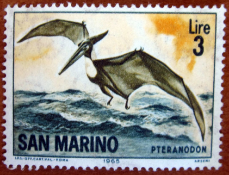 Сан-Марино, 1965, Динозавры, 1 марка