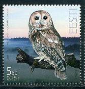 Эстония, Сова, 2009. 1 марка
