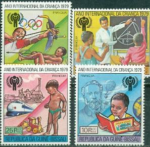 Гвинея Биссау 1979, Год Ребёнка, 4 марки