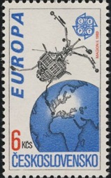 ЧССР 1991, Европа, Космос, 1 марка