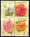 СССР, 1989, №6050-53, Садовые лилии, 4 марки