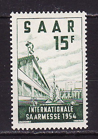 Саар, 1954, Международная ярмарка, 1 марка