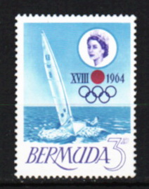 Бермуды, 1964, Олимпиада Токио, Парусная регата, 1 марка