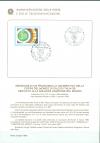 Италия, Информационный лист к марке ЧМ 1990 с надпечаткой