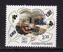 Финляндия, 1994, 100 лет почтовой службе, 1 марка