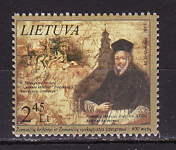 Литва, 2013, Христианизация Литвы, Епископ, 1 марка