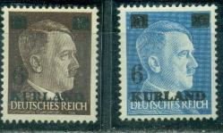 Курляндия-оккупация Латвии Германией 1941 год, 2 марки