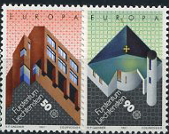 Лихтенштейн, 1987, Европа, 2 марки