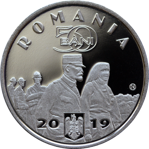 Румыния, 2019, Королева Мария. 50 бани-миниатюра