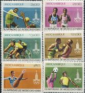 Мозамбик, Олимпиада 1980, 6 марок