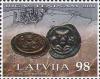 Латвия, 2011, Старинные монеты, 1 марка
