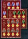 Россия, 2015, Медали "За освобождение", 3 листа