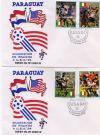 Парагвай, ЧМ 1990 -1994, надпечатки, 1991, 2 КПД