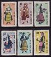 Болгария _, 1961, Национальные костюмы, Фольклор, 6 марок