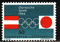 Лихтенштейн, 1964, Олимпийские игры, 1 марка