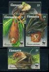 Вануату,1996, WWF, Летучие Лисицы, 4 марки