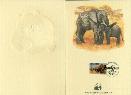 Уганда, 1983, Слоны, WWF, презентационный лист
