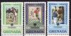 Гренада, 1979, Год ребенка, Крикет, Бейсбол, 3 марки