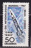 Бразилия, 1967, Метеорология, спутники, 1 марка