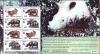 Индонезия, 1996, WWF, Носороги, лист с надпечаткой