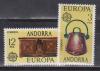 Андорра Исп. 1976, Европа, Кустарные Промыслы, 2 марки