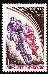 Андорра (фр), 1980, Велоспорт, 1 марка