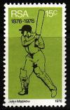 ЮАР, 1976,100 лет крикету, 1 марка