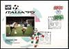 Италия, 1990, ЧМ по футболу, Результат матча Аргентина-ФРГ, конверт