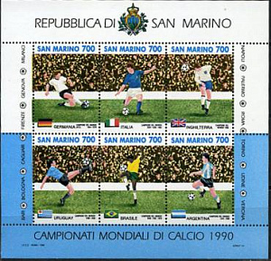 Сан-Марино, ЧМ 1990, лист