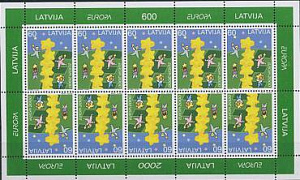 Латвия, Европа 2000, 1 лист тет-бешей