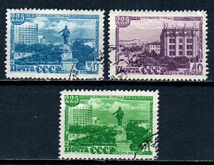 СССР, 1948, №1342-44, Свердловск, серия из 3-х марок, (.)... СССР, 1948, №1342-44, Свердловск, серия из 3-х марок, (.)...