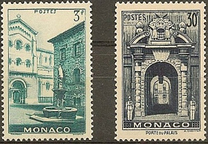 Монако, 1951, Местные Мотивы, 2 марки