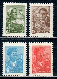 СССР, 1960, №2220-23, Стандарт, серия из 4 марок MNH...