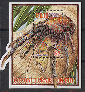 Фиджи, Краб, блок в форме краба, 2004 г.