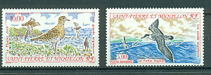 Сан-Пьер и Микелон, Птицы. 1993, 2 марки