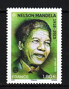 Франция, 2023, Нельсон Мандела, 1 марка