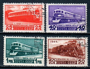 СССР, 1949, №1469-72, Транспорт, серия из 4-х марок, (.)..