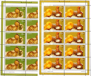 Молдова, Европа 2005, 2 листа Гастрономия