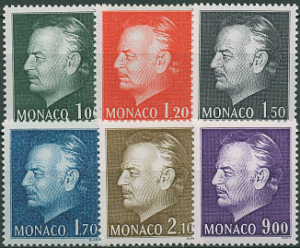 Монако 1978, Князь Ранье III, 6 марок